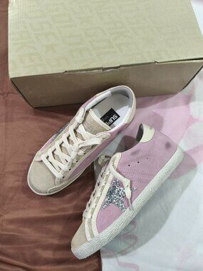Golden Goose Star Logo Distressed Sneakers